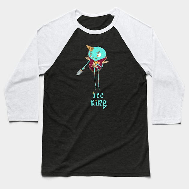 Ice King Mint Baseball T-Shirt by Broutille